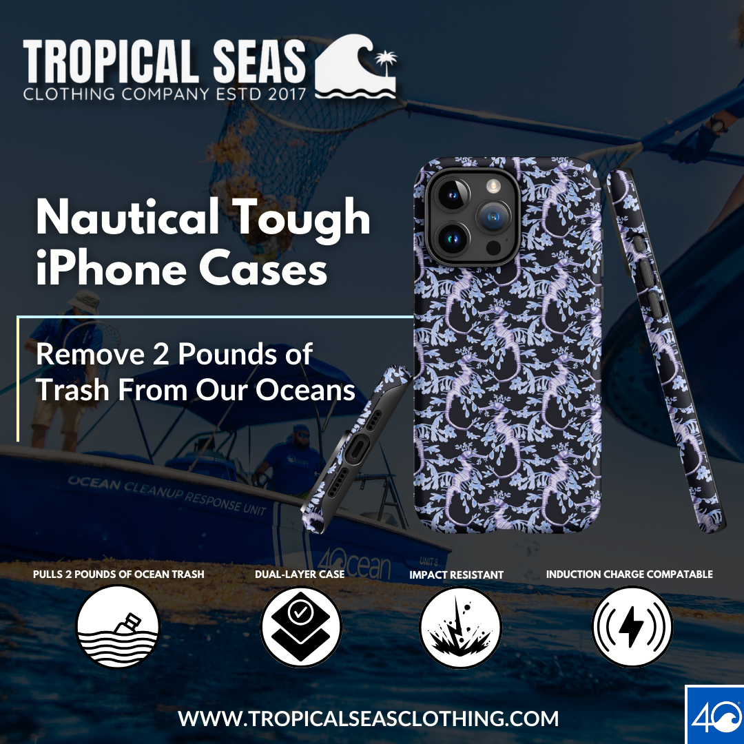 Purple Sea Dragons at Night Tough Case for iPhone®-0