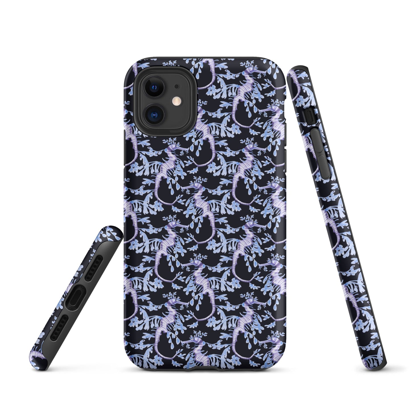 Purple Sea Dragons at Night Tough Case for iPhone®-2
