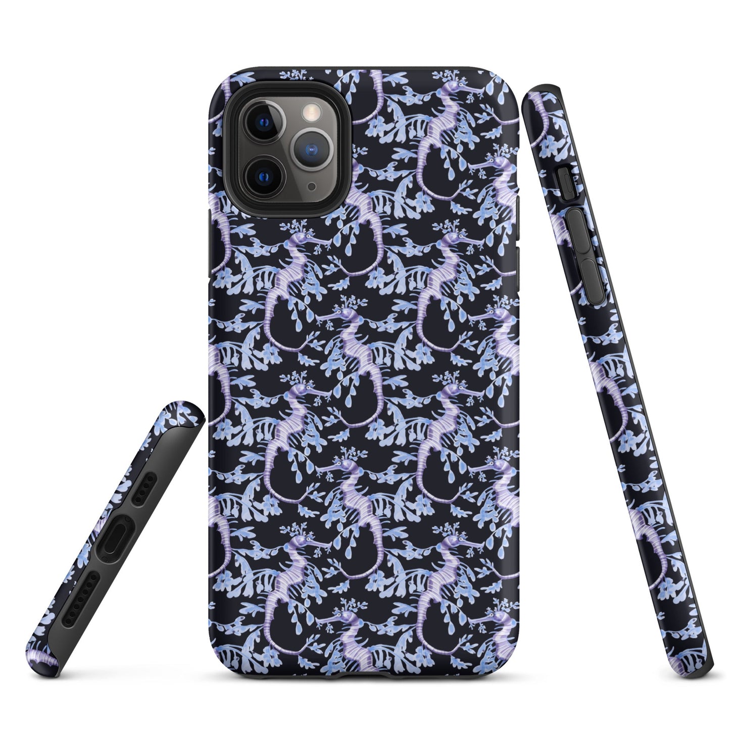 Purple Sea Dragons at Night Tough Case for iPhone®-4