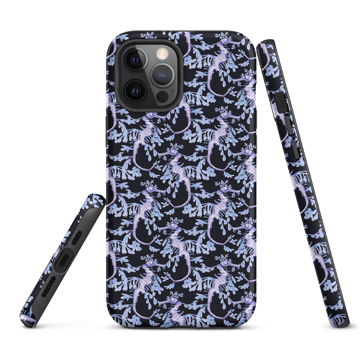 Purple Sea Dragons at Night Tough Case for iPhone®-8