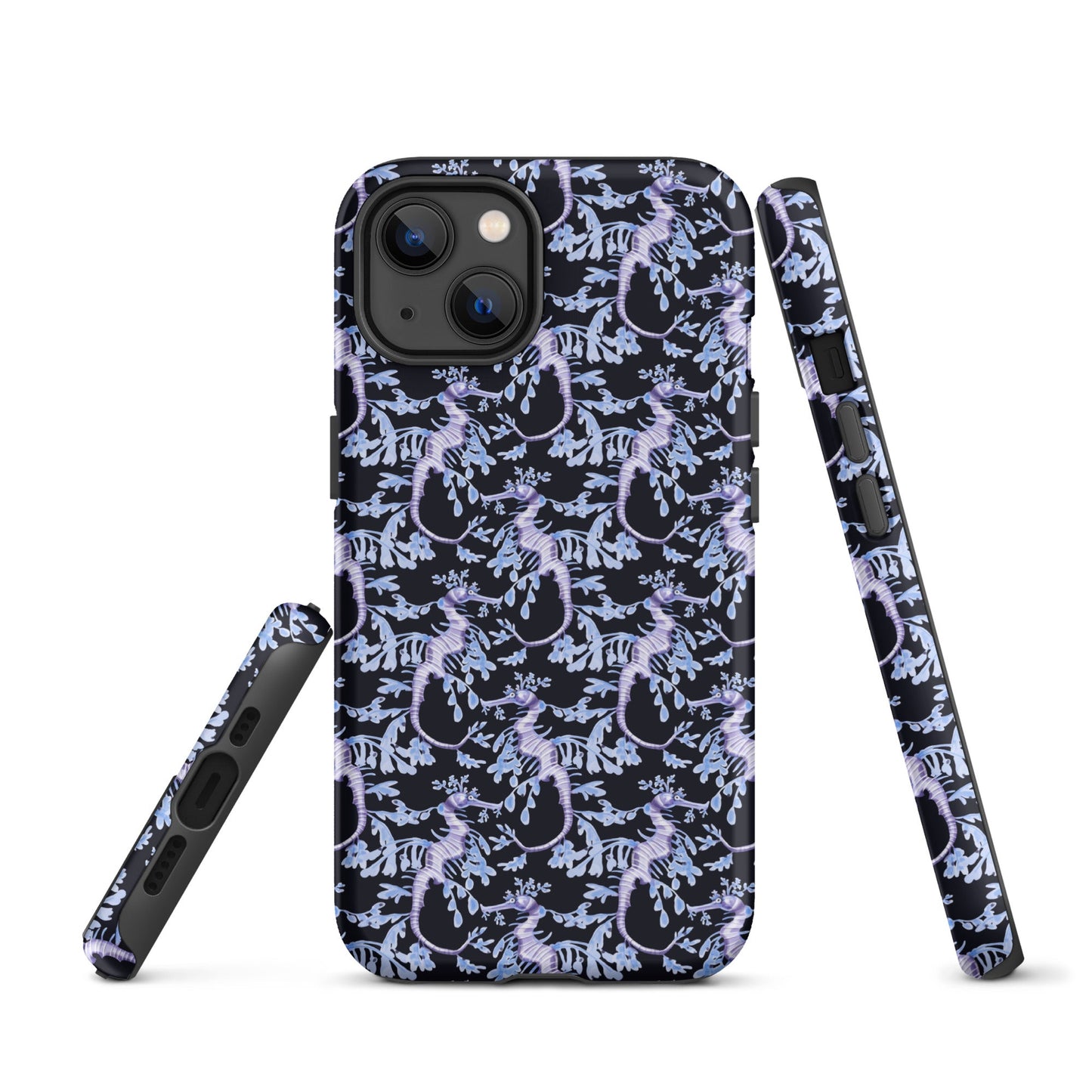 Purple Sea Dragons at Night Tough Case for iPhone®-10