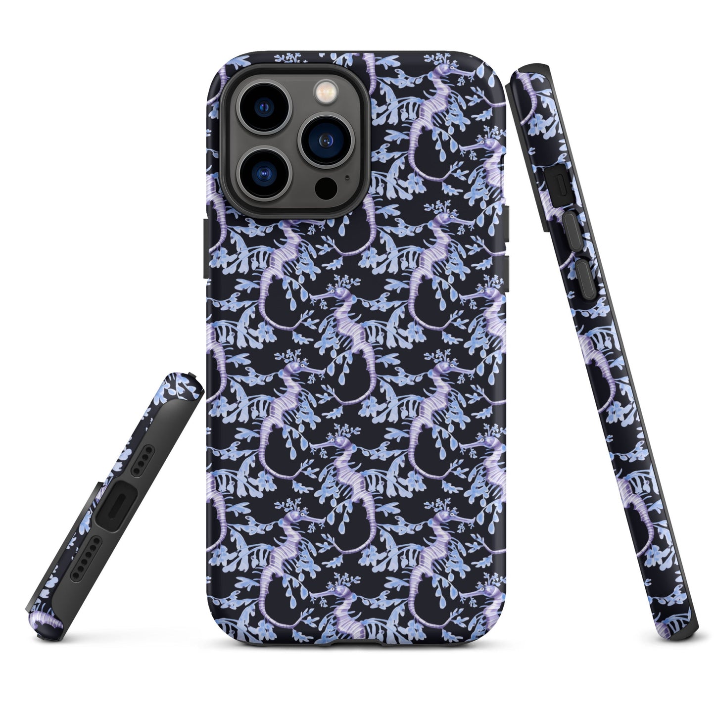 Purple Sea Dragons at Night Tough Case for iPhone®-12