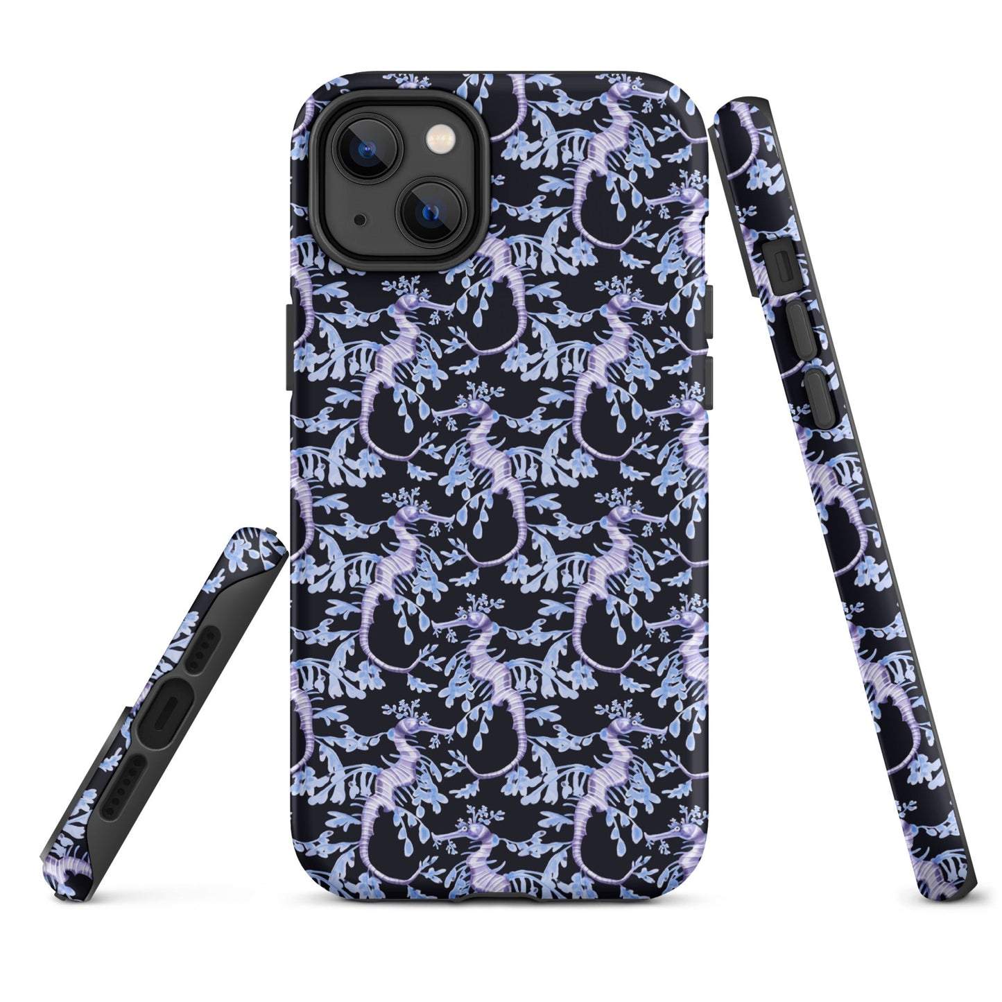 Purple Sea Dragons at Night Tough Case for iPhone®-14