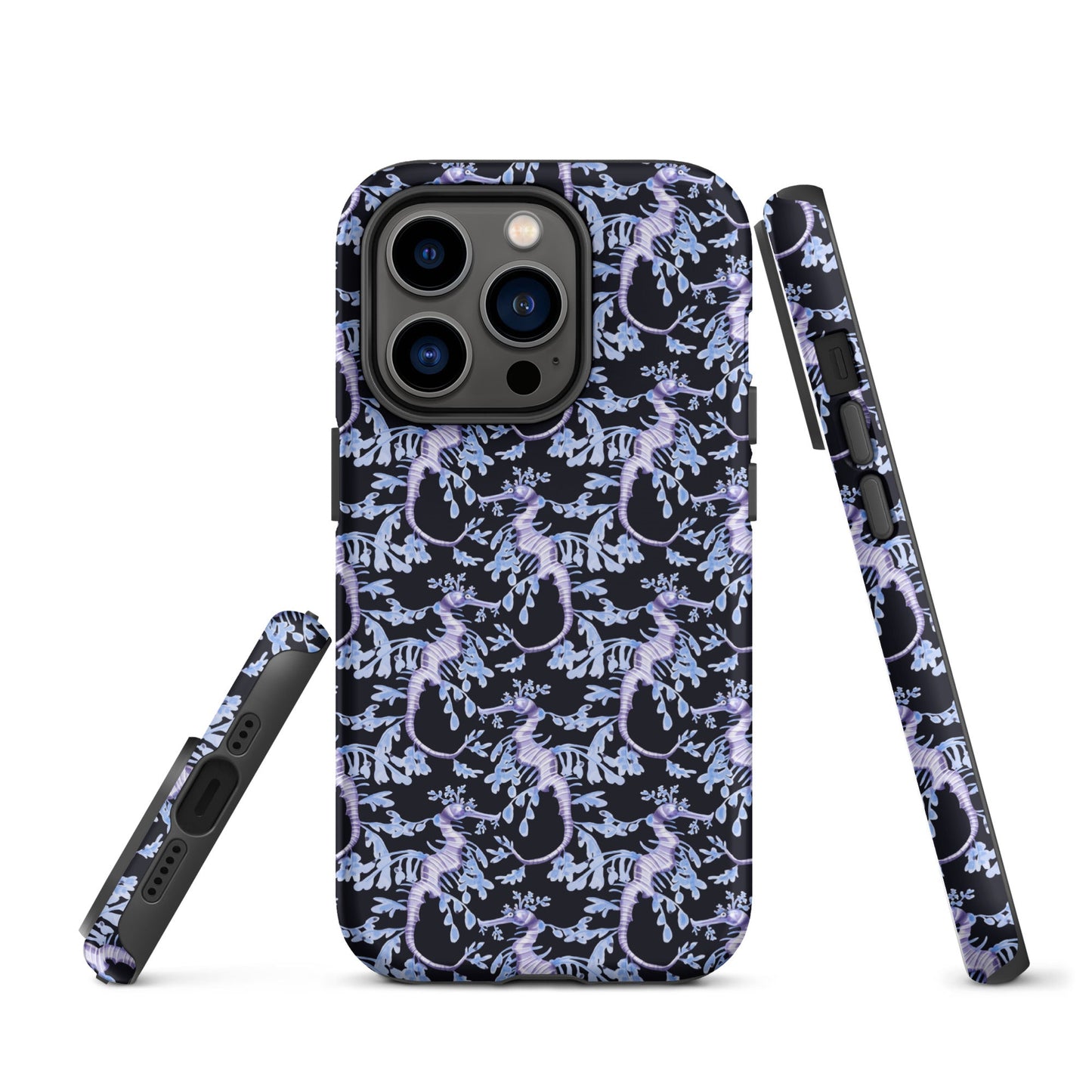 Purple Sea Dragons at Night Tough Case for iPhone®-15